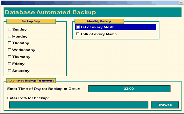 Database Automated Backup